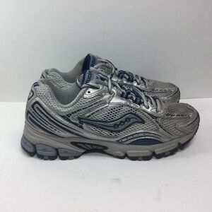 SAUCONY Excursion TR5 Womens Shoes Size 8 Sneakers‎ Silver Blue Running Athletic